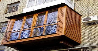 Внешняя отделка балкона Муравленко цена от 1055 руб. м/2.